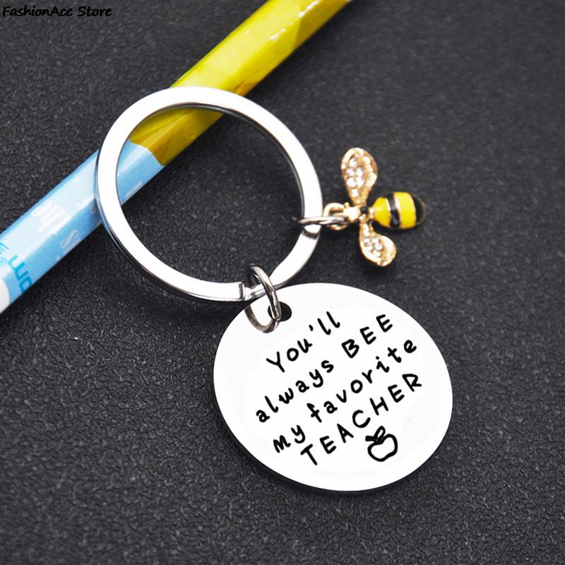 You'll Always Be My Favorite Teacher Keychain - Keychains from Dear Cece - Just £5.99! Shop now at Dear Cece