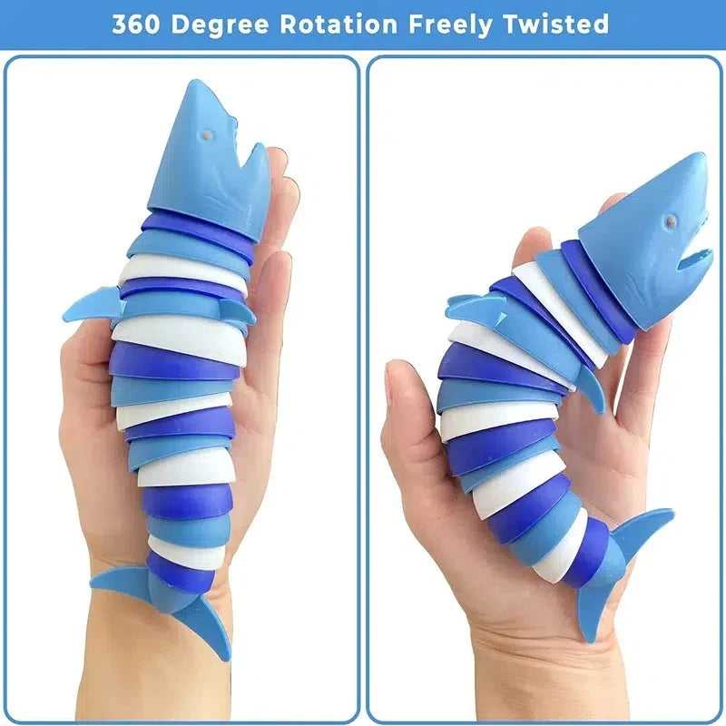 Wiggle Shark Fidget Slug - Fidget Toys from Dear Cece - Just £6.99! Shop now at Dear Cece