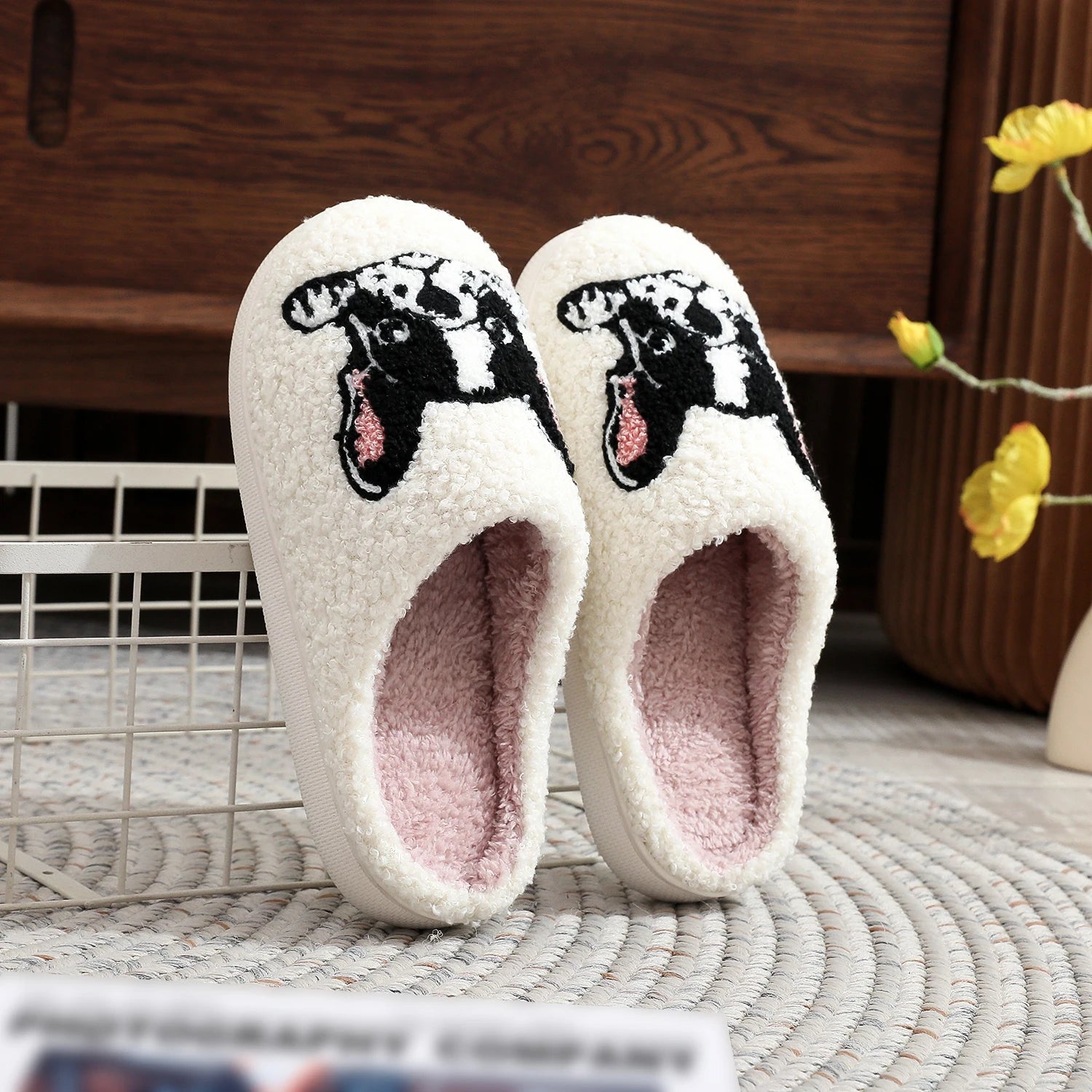product shot French Bulldog Cotton Slippers