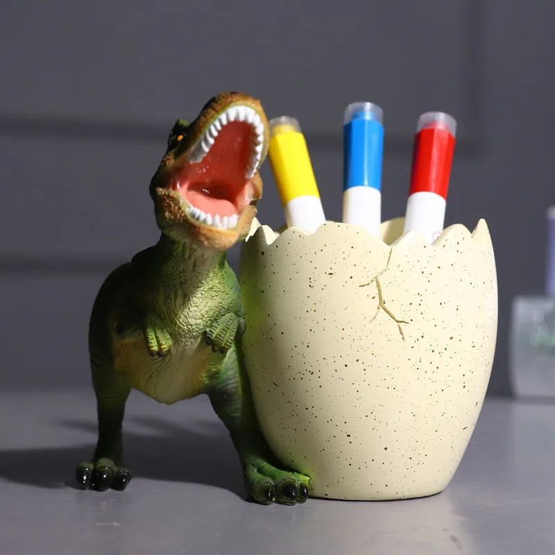 T-Rex Dinosaur Egg Resin Pen Holder - Pen Holder from Dear Cece - Just £17.99! Shop now at Dear Cece