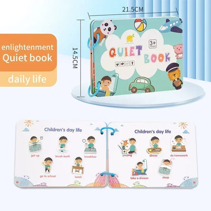 Travel Quiet Book for Toddlers - Learning Educational Book - books from Dear Cece - Just £8.99! Shop now at Dear Cece