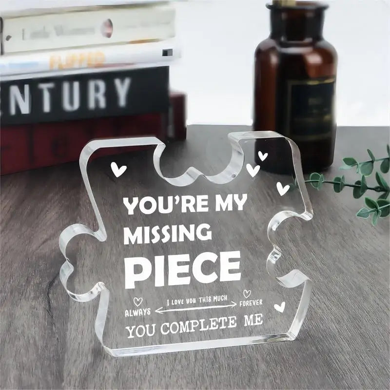 My Missing Puzzle Piece Acrylic Plaque