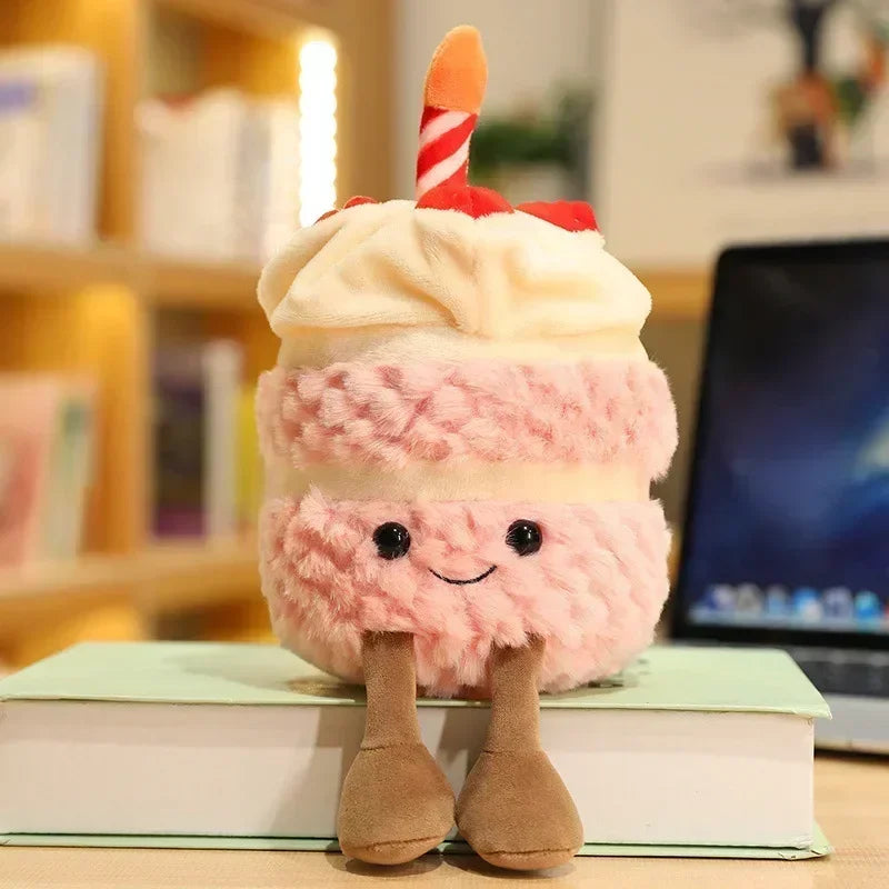 Happy Birthday Cake Plush Toy