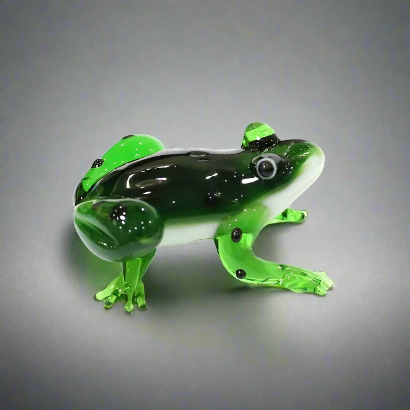 Gift for frog lovers - Murano glass frog