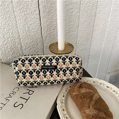 Canvas Fashion Stationery Pencil Case - Pencil Case from Dear Cece - Just £11.99! Shop now at Dear Cece