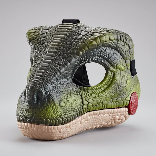 Jurassic Park Velociraptor Dino Mask with Sound Effects
