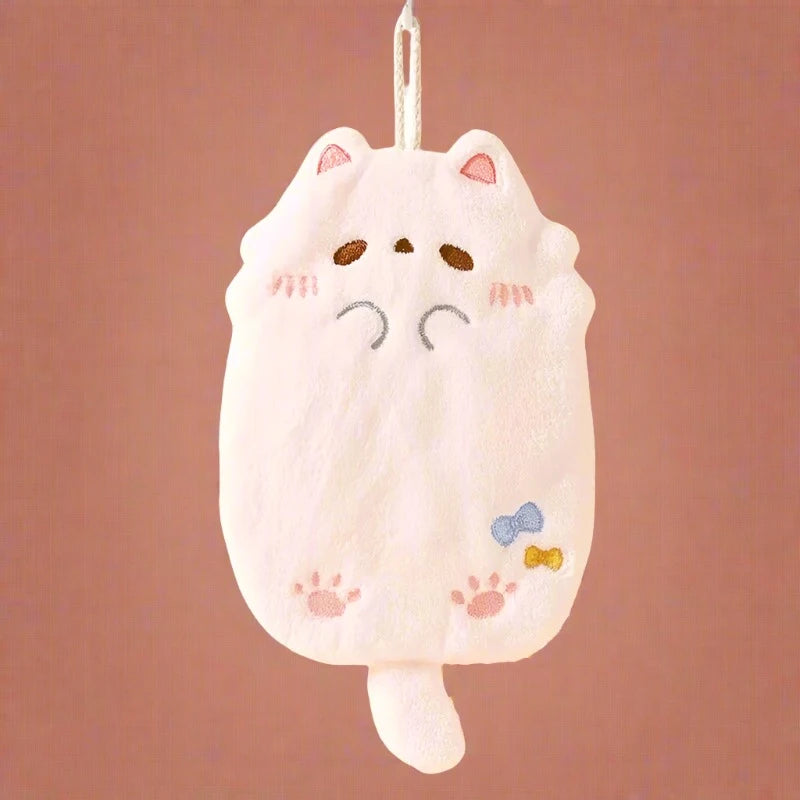 Cute Kawaii Cat Hanging Hand Towel - Towels from Dear Cece - Just £7.99! Shop now at Dear Cece