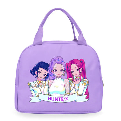 Kpop Demon Hunters Cartoon Lunch Bag