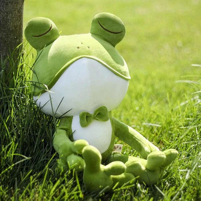 Fancy Frog Bowtie Plush Soft Toy - Soft Toys from Dear Cece - Just £17.99! Shop now at Dear Cece