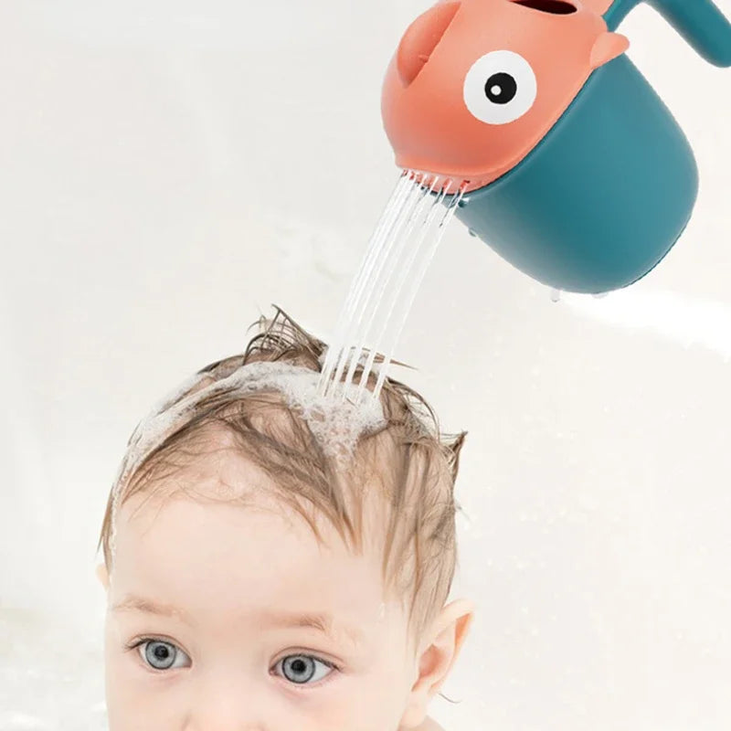 Baby Shark Bath Shower Head Rinse Cup - Eco Friendly Silicone - baby bathing from Dear Cece - Just £11.99! Shop now at Dear Cece