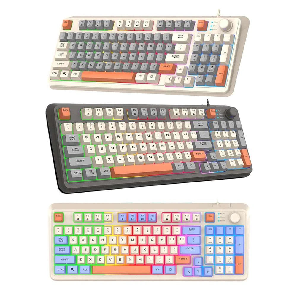 Luminous 94 Key USB Gaming Keyboard - Keyboards from Dear Cece - Just £29.99! Shop now at Dear Cece