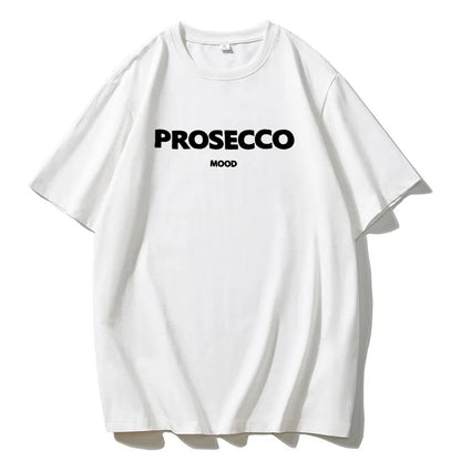 Prosecco Mood Oversized Graphic Print T Shirt - T Shirts from Dear Cece - Just £17.99! Shop now at Dear Cece