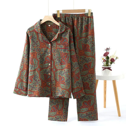 Tribal Pattern Print 100% Cotton Luxury Pyjamas - pyjamas from Dear Cece - Just £39.99! Shop now at Dear Cece