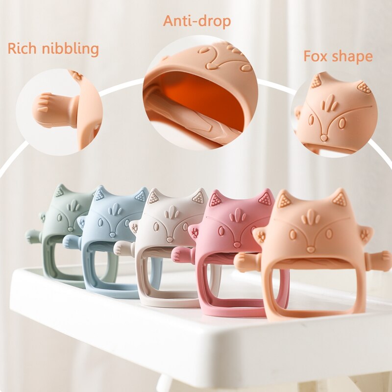 BPA Free Animal Shaped Silicone Teething glove - Baby Teethers from Dear Cece - Just £8.99! Shop now at Dear Cece