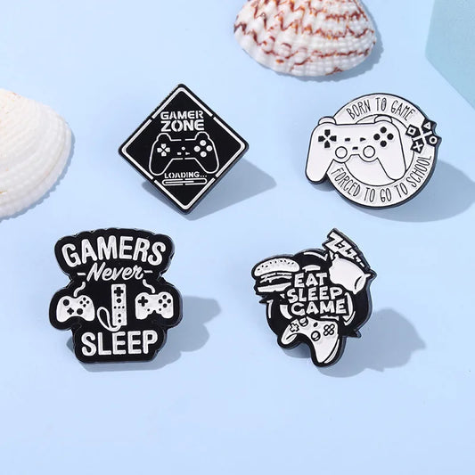 Gamer Gamepad Novelty Enamel Pins - Pins from Dear Cece - Just £5.99! Shop now at Dear Cece