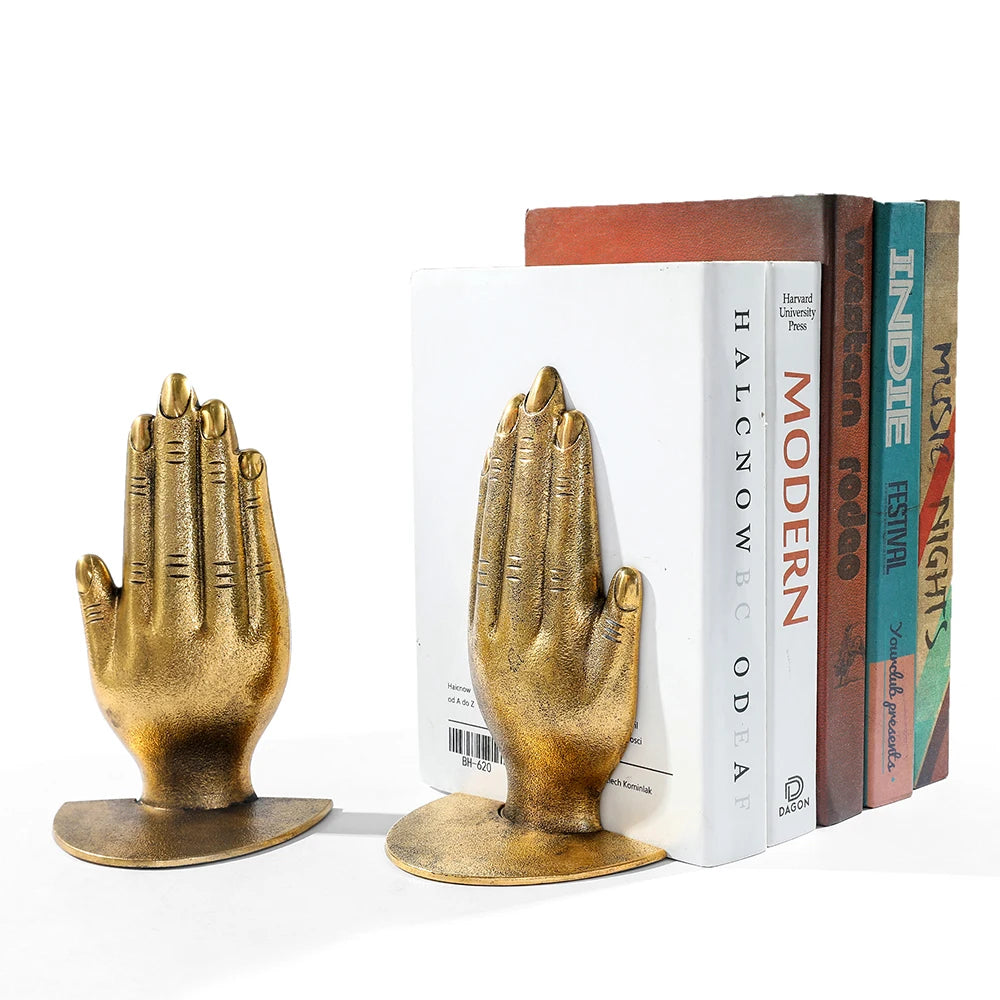 Praying Hands Iron Book Ends - Bookends from Dear Cece - Just £24.99! Shop now at Dear Cece