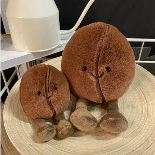 Cute Coffee Bean Plush Toy