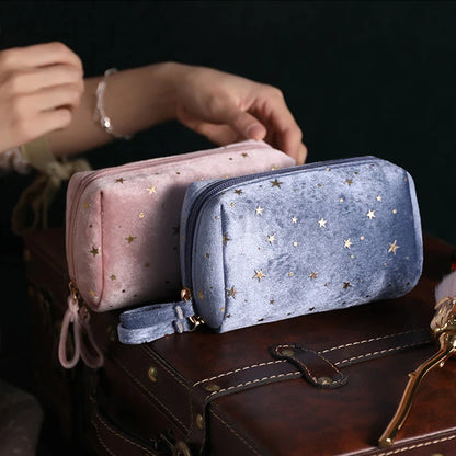 Velvet Star Makeup Cosmetic Bag - cosmetic bags from Dear Cece - Just £8.99! Shop now at Dear Cece