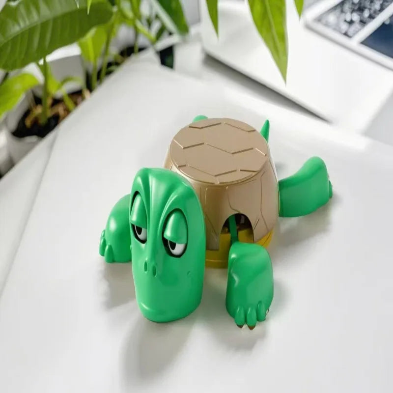 Funny Surprised Turtle 3D Coaster