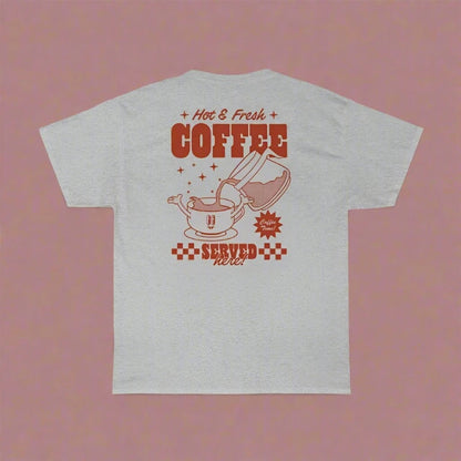 grey t shirt for coffee lovers