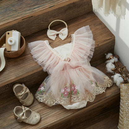 romper dress and headband