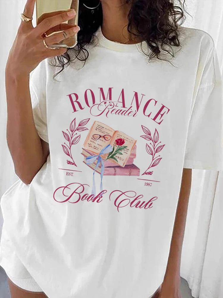 Romance Readers Book Club womens T-Shirt