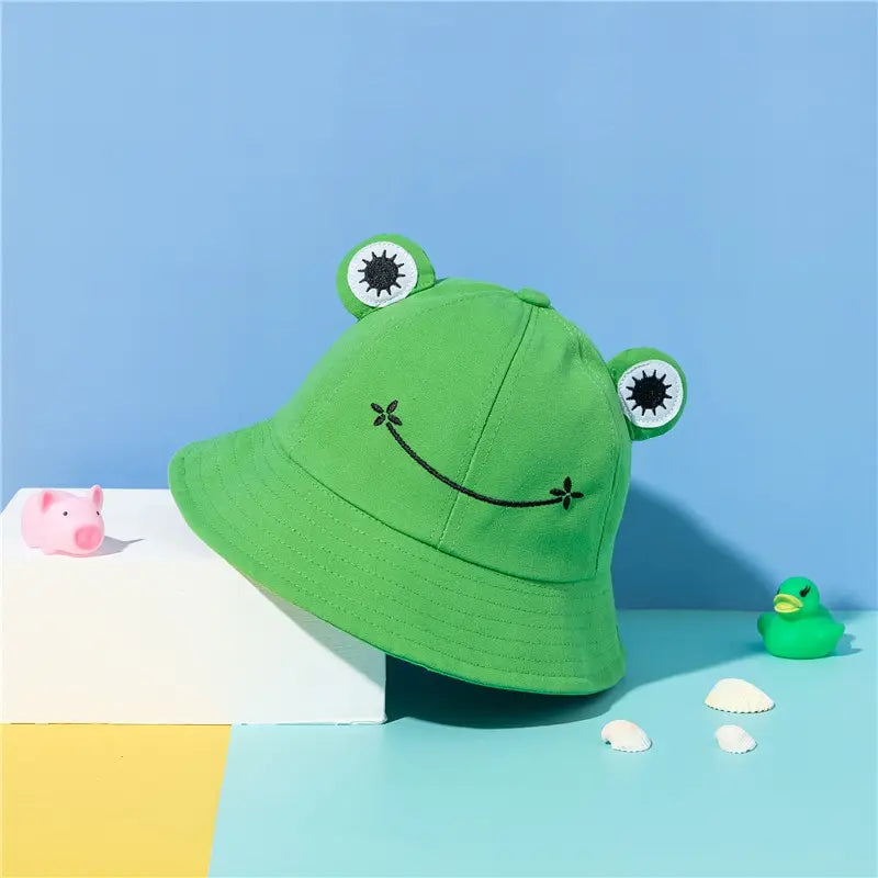 Cute Frog Baby Sun Hat - Baby Hat from Dear Cece - Just £6.99! Shop now at Dear Cece