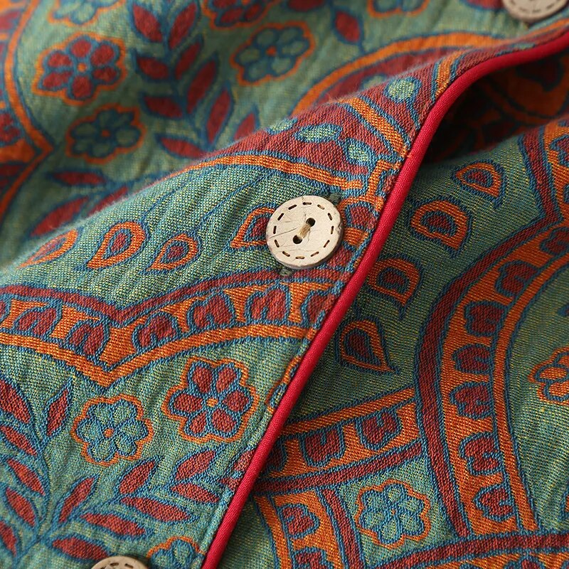 Tribal Pattern Print 100% Cotton Luxury Pyjamas - pyjamas from Dear Cece - Just £39.99! Shop now at Dear Cece