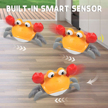 Musical Escaping Crab Crawling Toy - Baby Toys from Dear Cece - Just £18.99! Shop now at Dear Cece