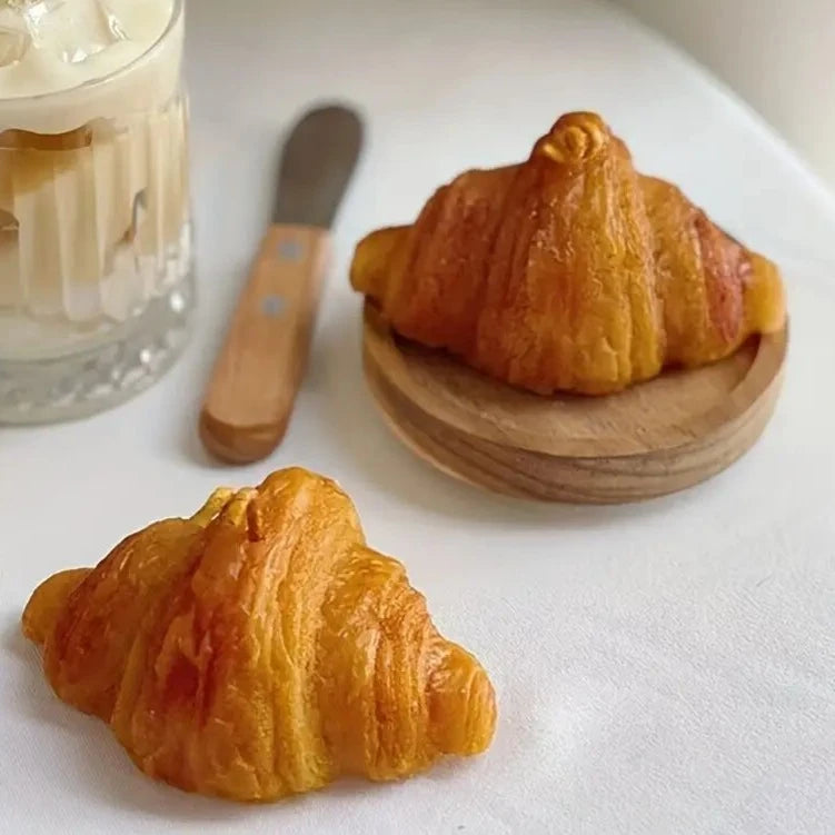 Realistic Croissant Pastry Scented Candle - Candles from Dear Cece - Just £11.99! Shop now at Dear Cece