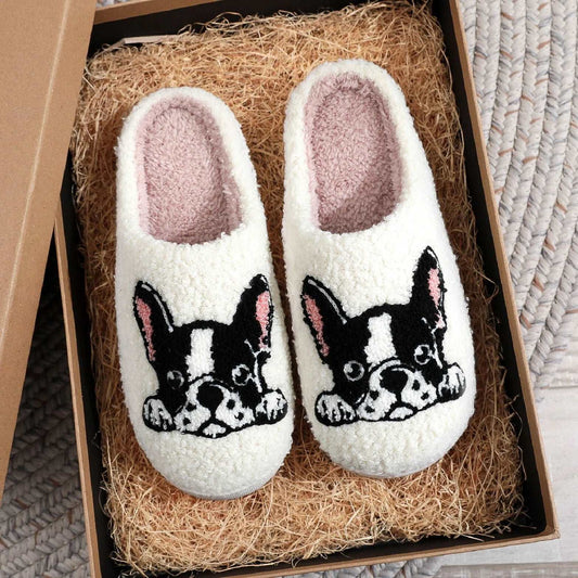 French Bulldog Cotton Slippers