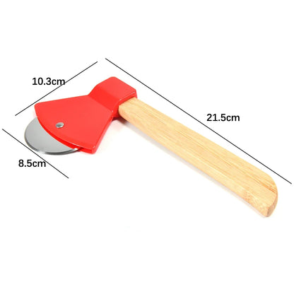 Fireman's Axe Pizza Cutter - Bamboo Handle - Pizza Cutters from Dear Cece - Just £11.99! Shop now at Dear Cece