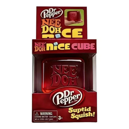 Dr Pepper Nee Doh Nice Cube packaging on a white background