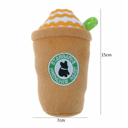 Starbarks Coffee Squeaky Dog Toy - Dog Toys from Dear Cece - Just £10.99! Shop now at Dear Cece