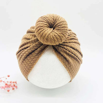 Knotted Cotton Baby Turban