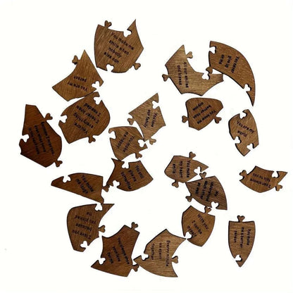 Reasons Why I Love You Wooden Heart Puzzle - puzzles from Dear Cece - Just £12.99! Shop now at Dear Cece