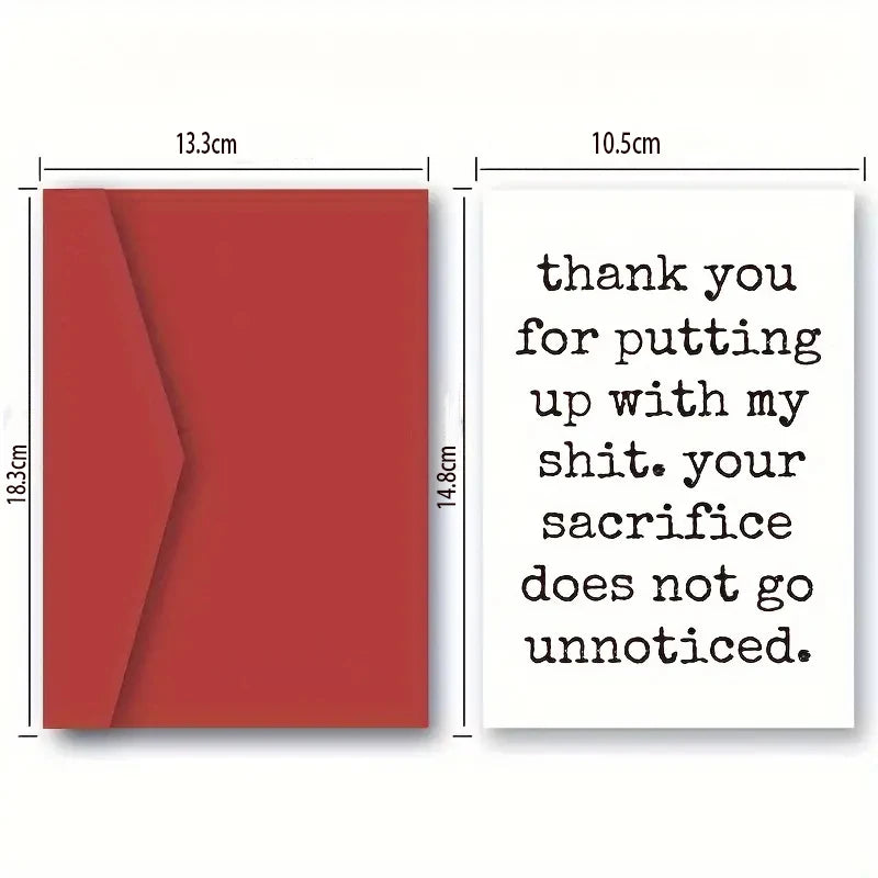 Thank you for putting up with me Valentine's Day card