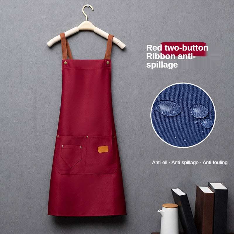 Kitchen Apron with Anti-Spill Technology