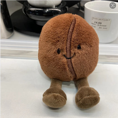 Cute Coffee Bean Plush Toy