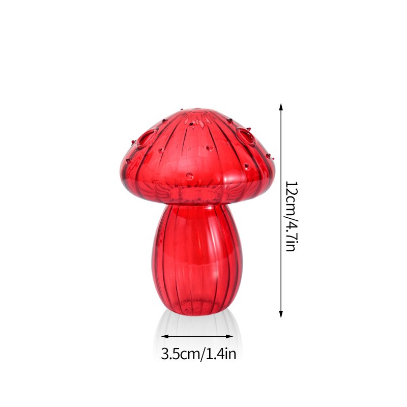 Mushroom Glass Vase