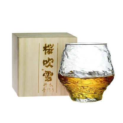 Japanese Handmade Hammered Whiskey Glass Tumbler with Presentation Box - Barware from Dear Cece - Just £29.99! Shop now at Dear Cece