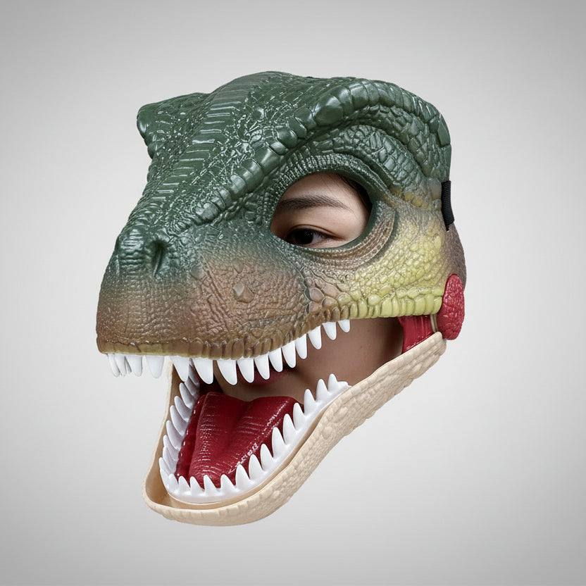 Jurassic Park Velociraptor Dino Mask with Sound Effects