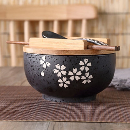 Traditional Japanese Handpainted Ramen Bowl Set - Bowls from Dear Cece - Just £29.99! Shop now at Dear Cece