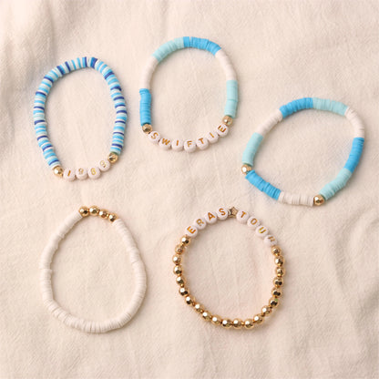 blue bracelets