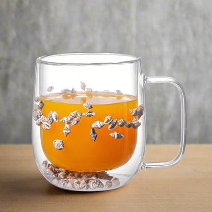 Tiny Shells Glass Coffee Mug