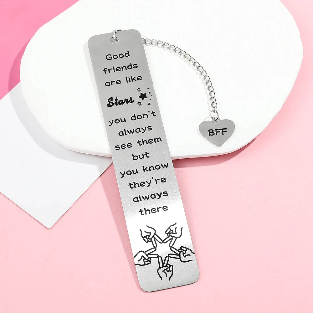 Best Friend Metal Bookmark with Message - Bookmarks from Dear Cece - Just £9.99! Shop now at Dear Cece