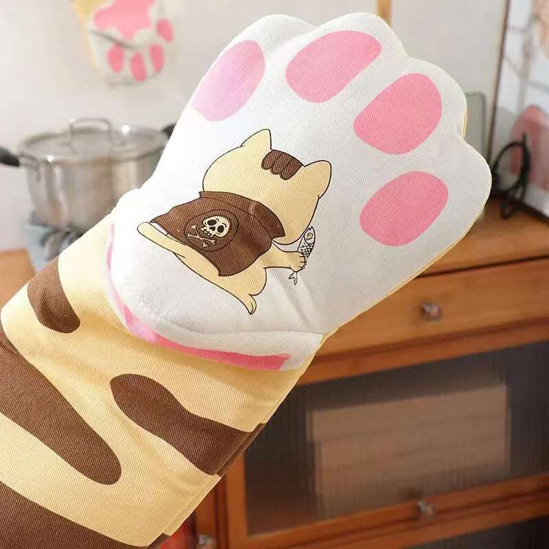 Cute Cat Paw Oven Glove - 1pcs - Oven Mitts from Dear Cece - Just £9.99! Shop now at Dear Cece