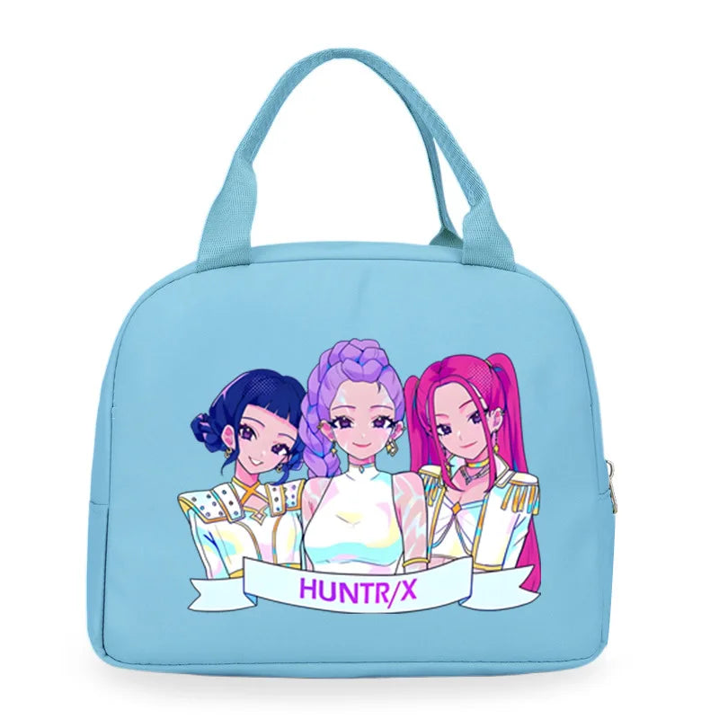 Kpop Demon Hunters Cartoon Lunch Bag
