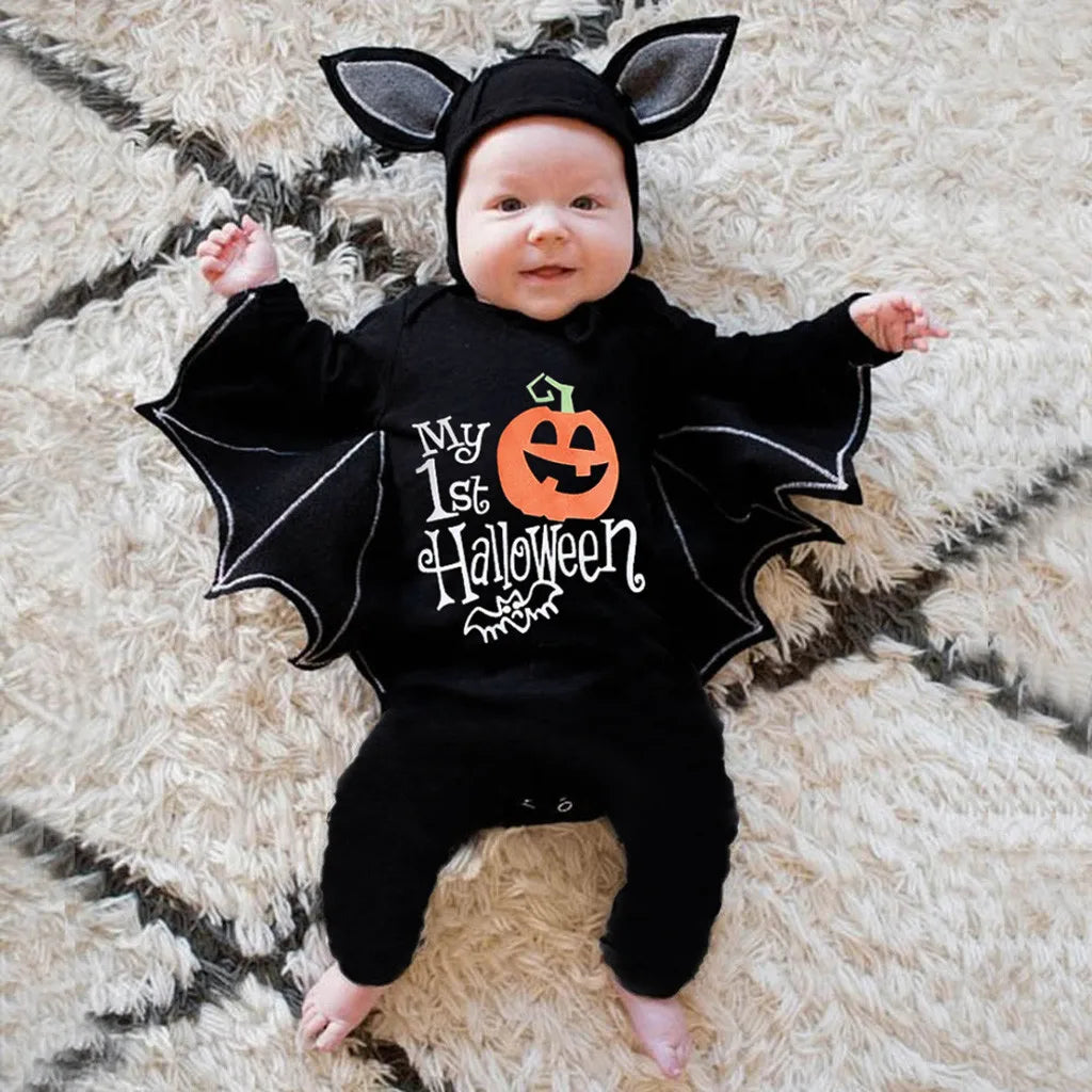 My First Halloween Baby Bat Costume model