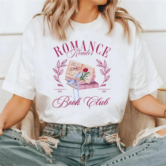 Romance Readers Book Club T-Shirt - T Shirts from Dear Cece - Just £15.99! Shop now at Dear Cece